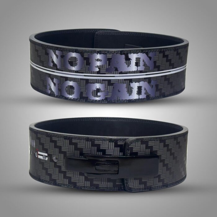 No Pain No Gain" 10mm Weightlifting Belt