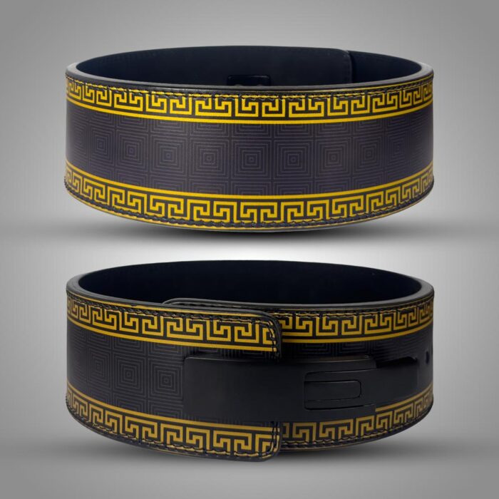 Luxury Greek Pattern Weightlifting Belt