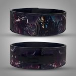 Predator-Inspired Weightlifting Belt with leather construction, back support, and bold tactical design