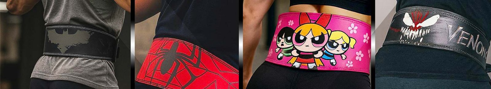 Anime Weightlifting belt banner