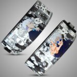 Side view of Satoru Gojo weightlifting belt providing firm core support during lifting