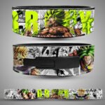 Custom Broly Weightlifting Belt with Green Aura Artwork
