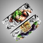 Split leather Broly lever lifting belt front and back view