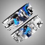 Dabi anime lever lifting belt back view showing heavy-duty closure