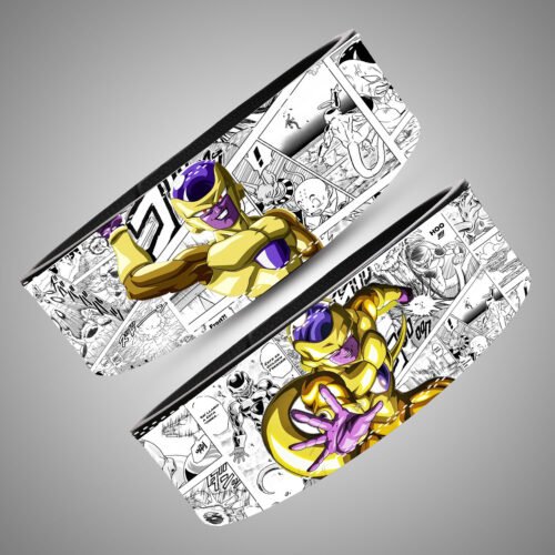 Frieza anime gym belt back view with lever buckle