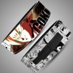 Custom Goku Super Saiyan leather lifting belt with lever buckle