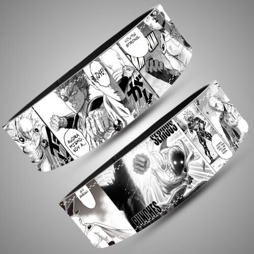 Saitama manga wrap weightlifting belt with lever buckle