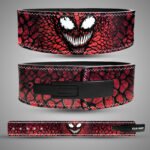 Carnage-Anime-Weightlifting-Belt-Symbiote-Face-Red-Black