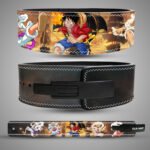 Monkey D. Luffy weightlifting belt artwork