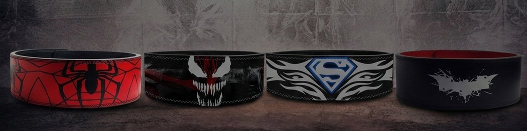 Super Hero Lifting Belts. Heavy-duty 13mm leather & lever buckles for max support.