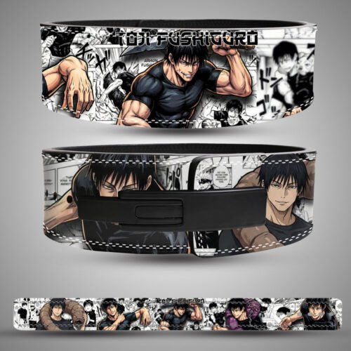 Toji-Fushiguro-Custom-Anime-Weightlifting-Belt-Jujutsu-Kaisen-Manga.