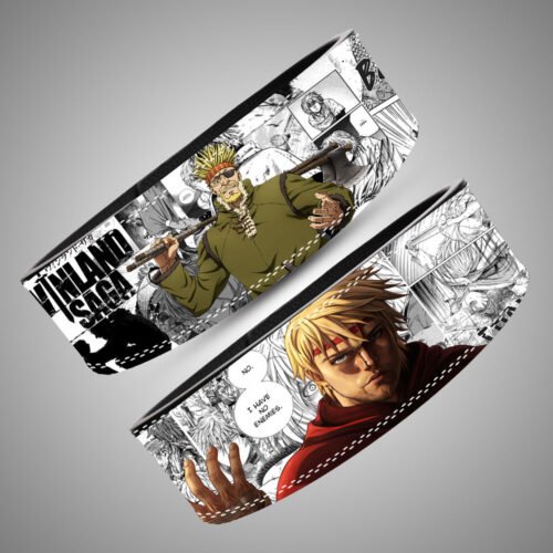 Vinland Saga series weightlifting gear featuring Thorfinn Karius.