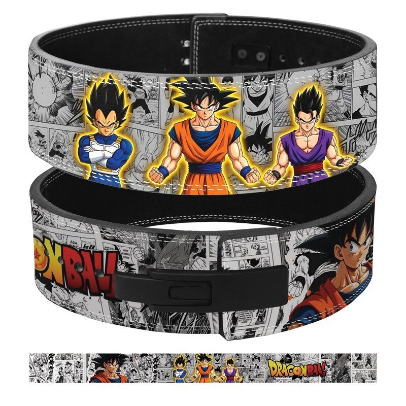 Dragon Ball Power Trio Weightlifting Belt Dragon Ball anime weightlifting lever belt with Goku Vegeta and Gohan