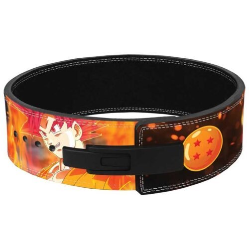 Dragon Ball Goku leather lifting belt for gym training