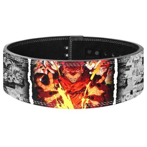 Sukuna anime lever belt for squats and deadlifts