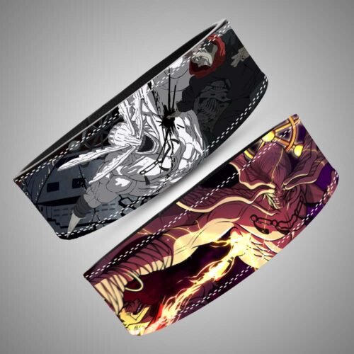 Custom name lever belt with Mahoraga monster artwork