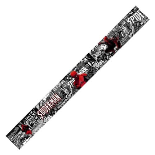 Spider-Man powerlifting belt with custom name engraved on the lever