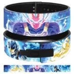 Vegeta blue anime weightlifting lever belt for powerlifting