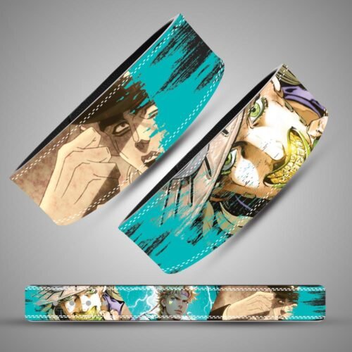 Caesar Zeppeli Jojo Bizarre Adventure powerlifting belt for heavy squats.