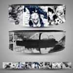 13mm Blue Lock anime lifting belt with Nagi Seishiro artwork.