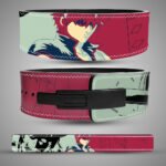 Gintoki Sakata Anime Lever Belt featuring a minimalist Gintama character design.