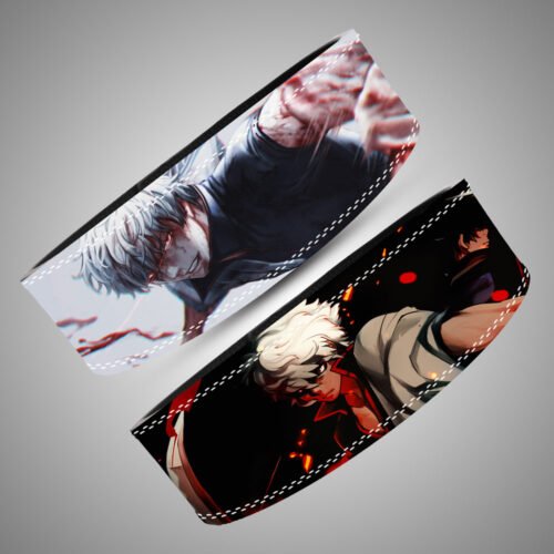 Gintoki Sakata Gintama powerlifting belt for heavy squats and deadlifts.