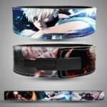Custom split leather 13mm Gintoki Sakata anime weightlifting belt.