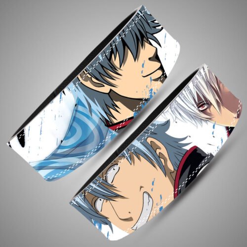 Side view of Gintama weightlifting lever belt with premium leather.