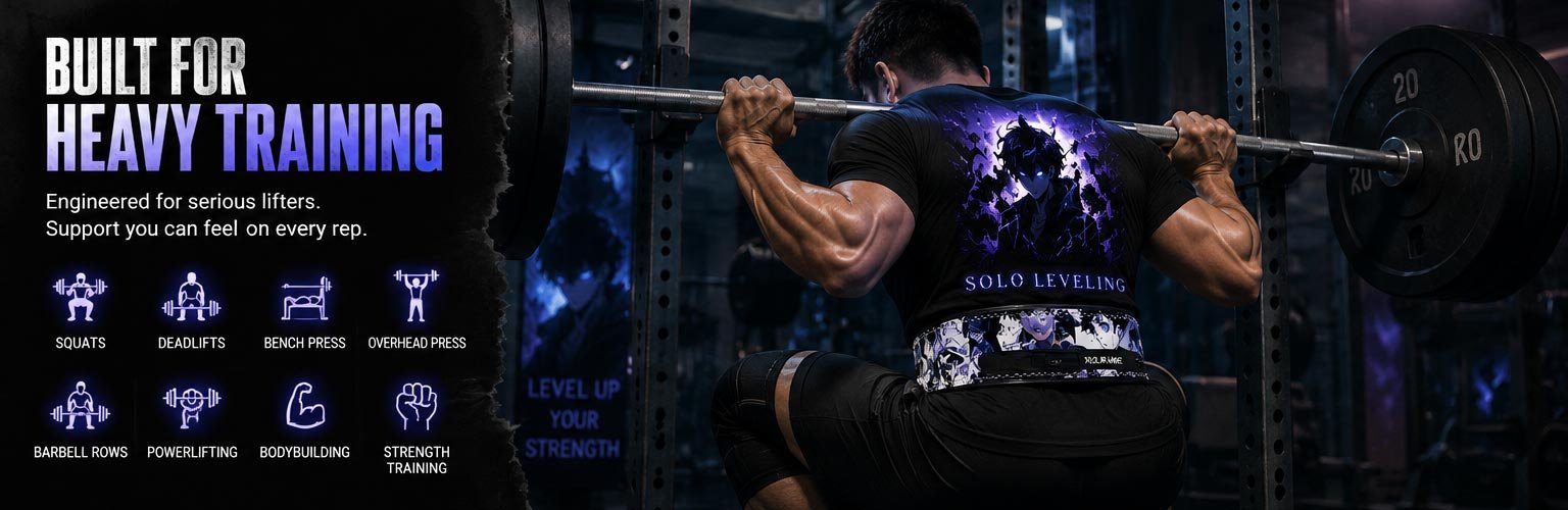 Solo Leveling Anime Gym Belt