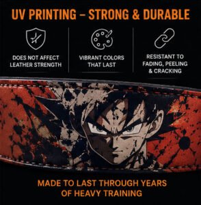UV Printing Anime Lever Belt