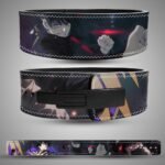 Megumi Fushiguro Shadow Technique Weightlifting Lever Belt with dark anime artwork.