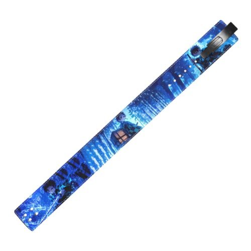 Tanjiro Kamado anime gym belt with Water Breathing design.