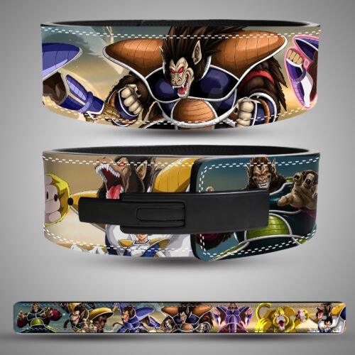 Great Ape anime lever belt with Vegeta Oozaru transformation artwork