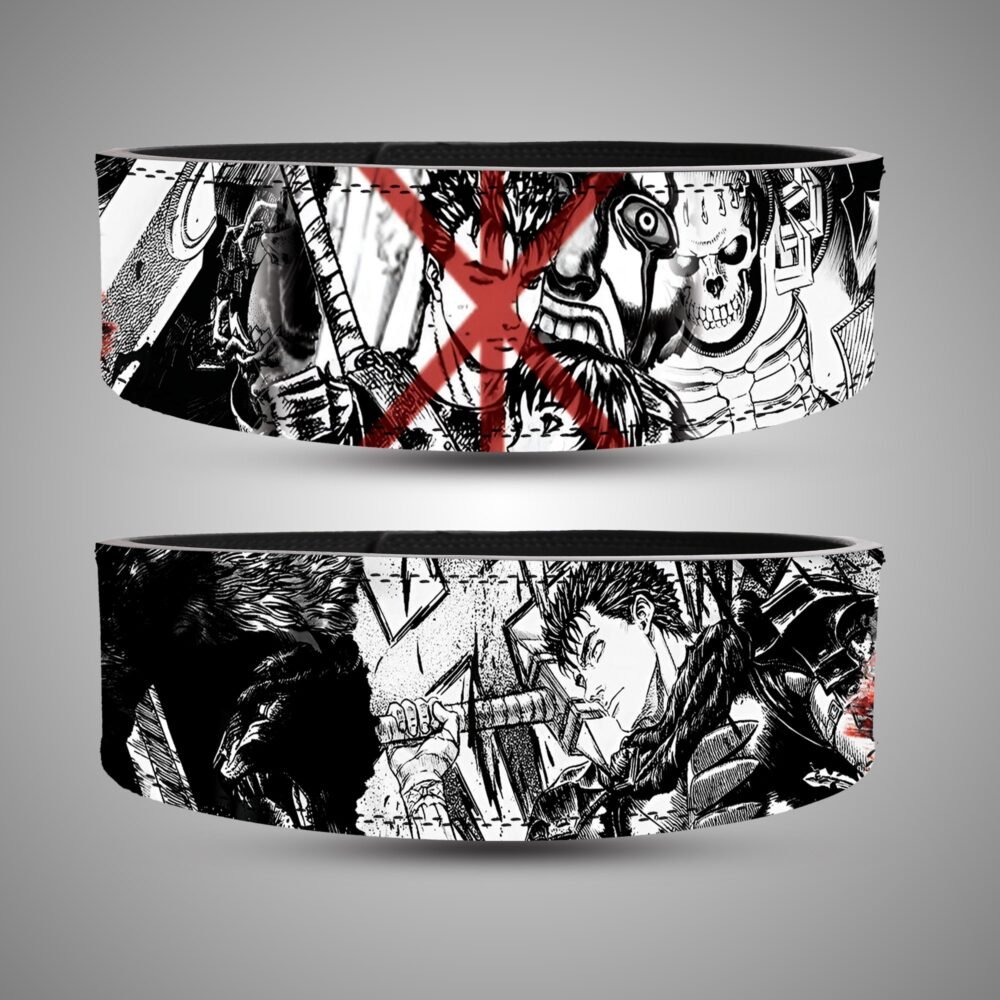 Berserk Guts Berserker Armor Trainingsgürtel – Motivdetails und weitere Gürtelansichten