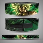 Broly Emerald Portrait Weightlifting Belt