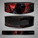 Hooded Ninja Weightlifting Belt – Red Shadow